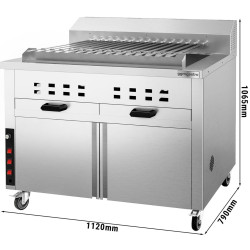 Гриль на углях GGM Gastro KHGE15H (Inox) Thumb