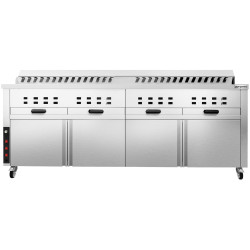 Гриль на углях GGM Gastro KHGEH30 (Inox) Thumb