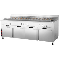 Гриль на углях GGM Gastro KHGEH30 (Inox) Thumb