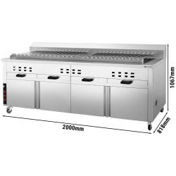 Гриль на углях GGM Gastro KHGEH30 (Inox) Thumb