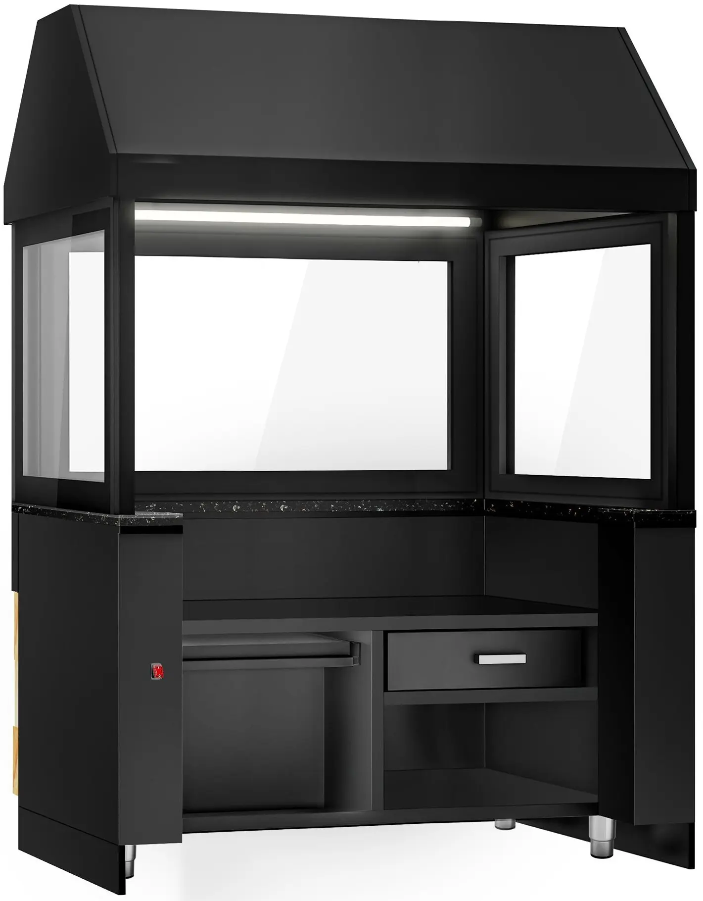 Grătar pe cărbuni GGM Gastro Toronto HGNE150D#KGE1200 (Black/Natural) - 3