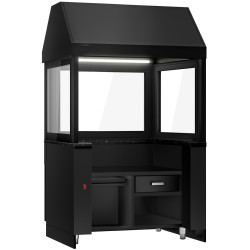 Grătar pe cărbuni GGM Gastro Toronto NMHKGE-110-S#KGE800 (Black/Inox) Thumb