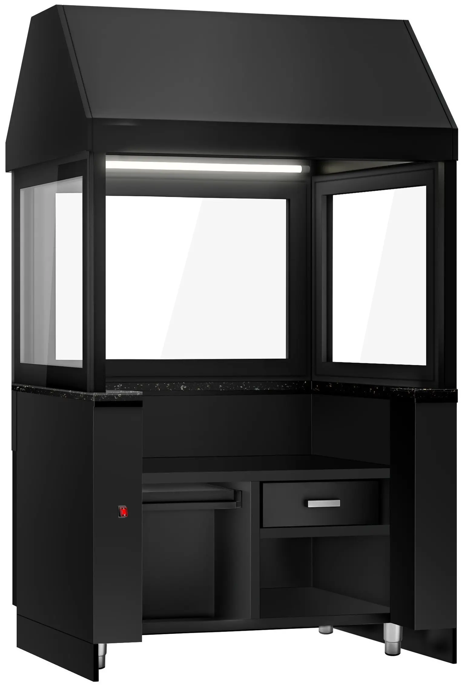 Grătar pe cărbuni GGM Gastro Toronto NMHKGE-110-S#KGE800 (Black/Inox) - 3