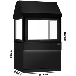 Grătar pe cărbuni GGM Gastro Toronto NMHKGE-110-S#KGE800 (Black/Inox) Thumb