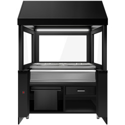 Grătar pe cărbuni GGM Gastro Toronto NMHKGE-150-S#KGE1200 (Black/Inox) Thumb