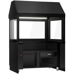 Grătar pe cărbuni GGM Gastro Toronto NMHKGE-150-S#KGE1200 (Black/Inox) Thumb
