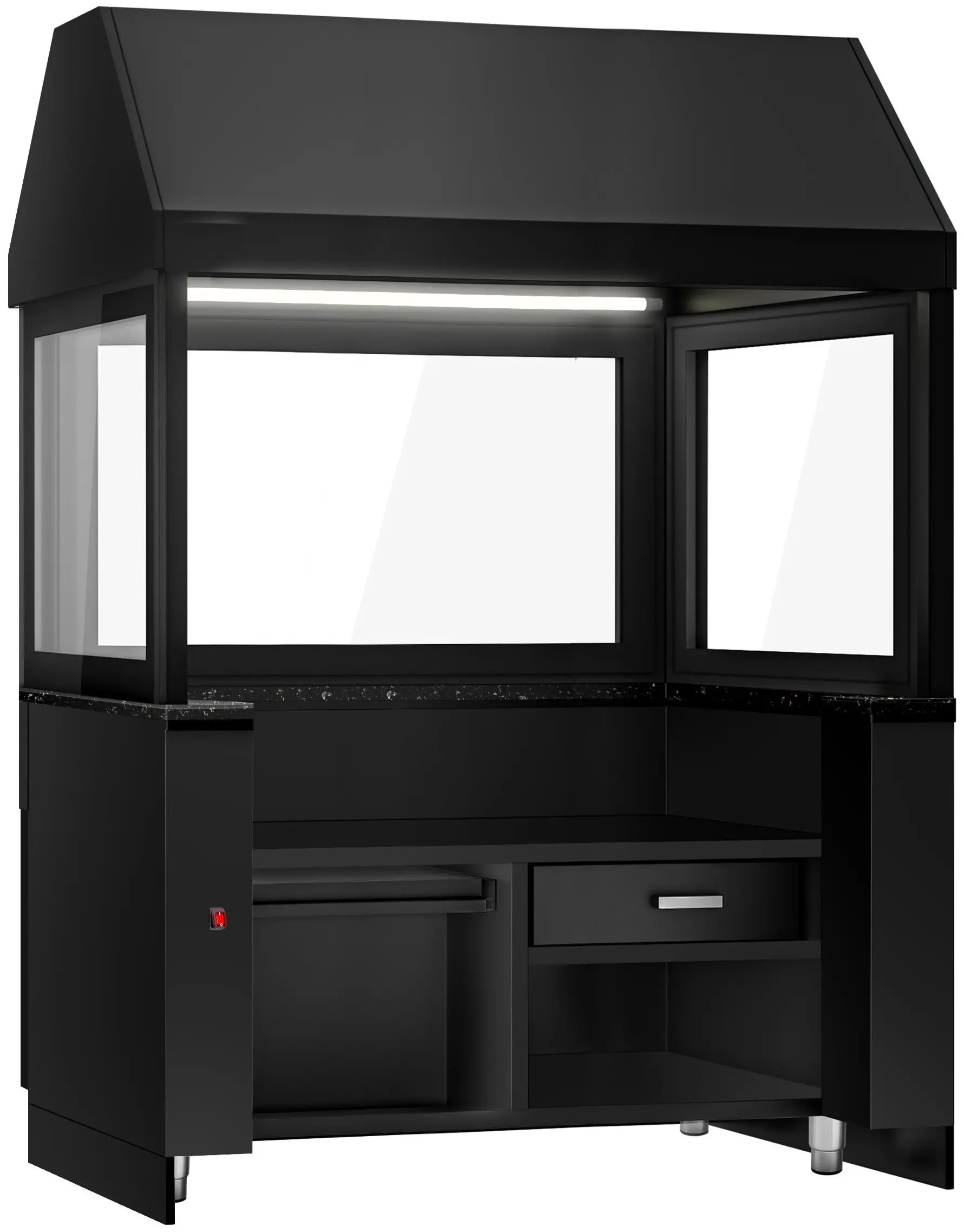 Grătar pe cărbuni GGM Gastro Toronto NMHKGE-150-S#KGE1200 (Black/Inox) - 3