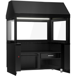 Grătar pe cărbuni GGM Gastro Toronto NMHKGE-190-S#KGE1600 (Black/Inox) Thumb