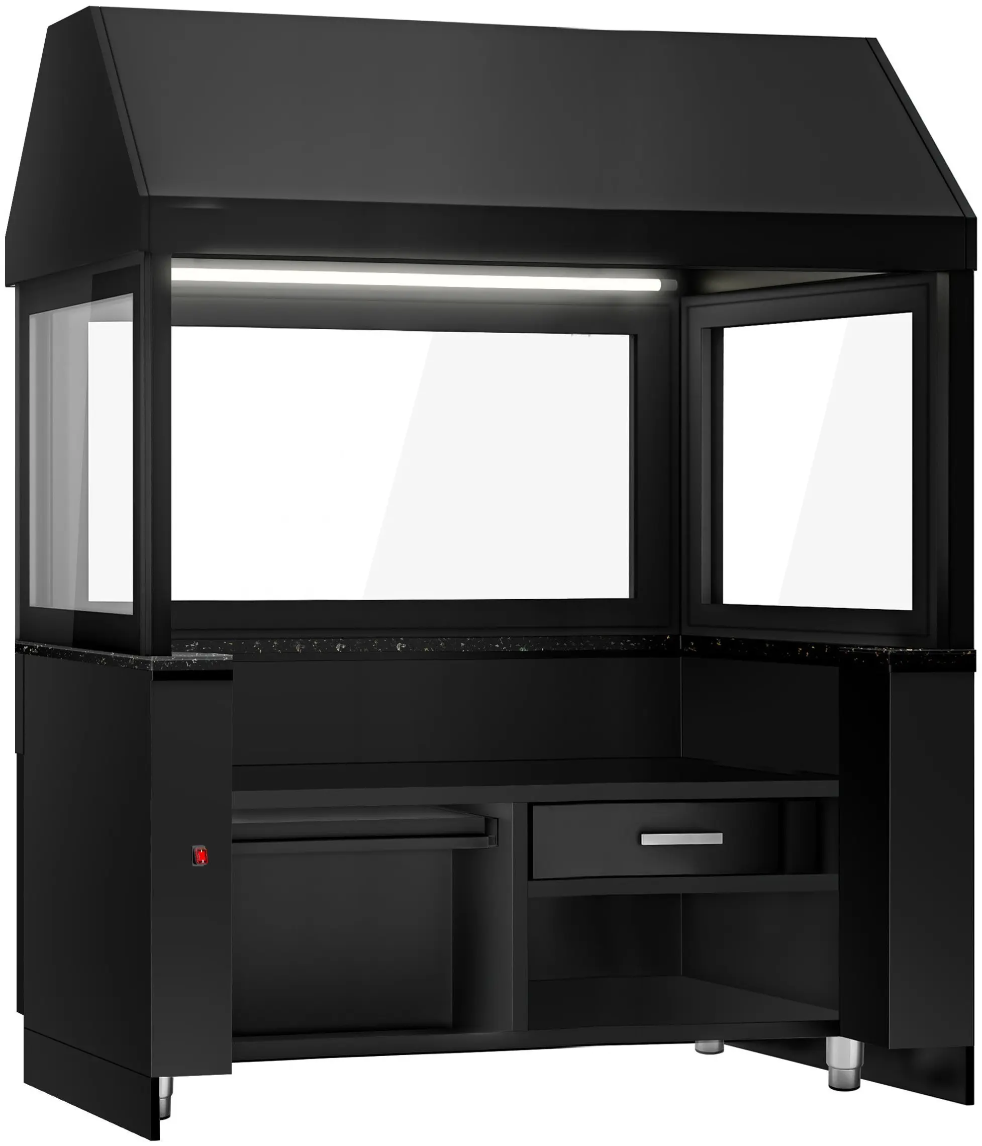 Grătar pe cărbuni GGM Gastro Toronto NMHKGE-190-S#KGE1600 (Black/Inox) - 3