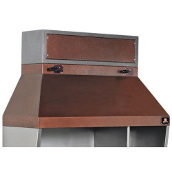 Гриль на углях пристенный GGM Gastro WGE16 (Brown/Inox) Thumb