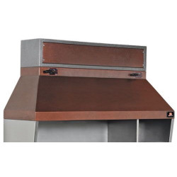 Гриль на углях пристенный GGM Gastro WGE215 (Brown/Inox) Thumb