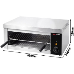 Гриль-саламандра GGM Gastro Kompakt SMJ64 (Black/Inox) Thumb