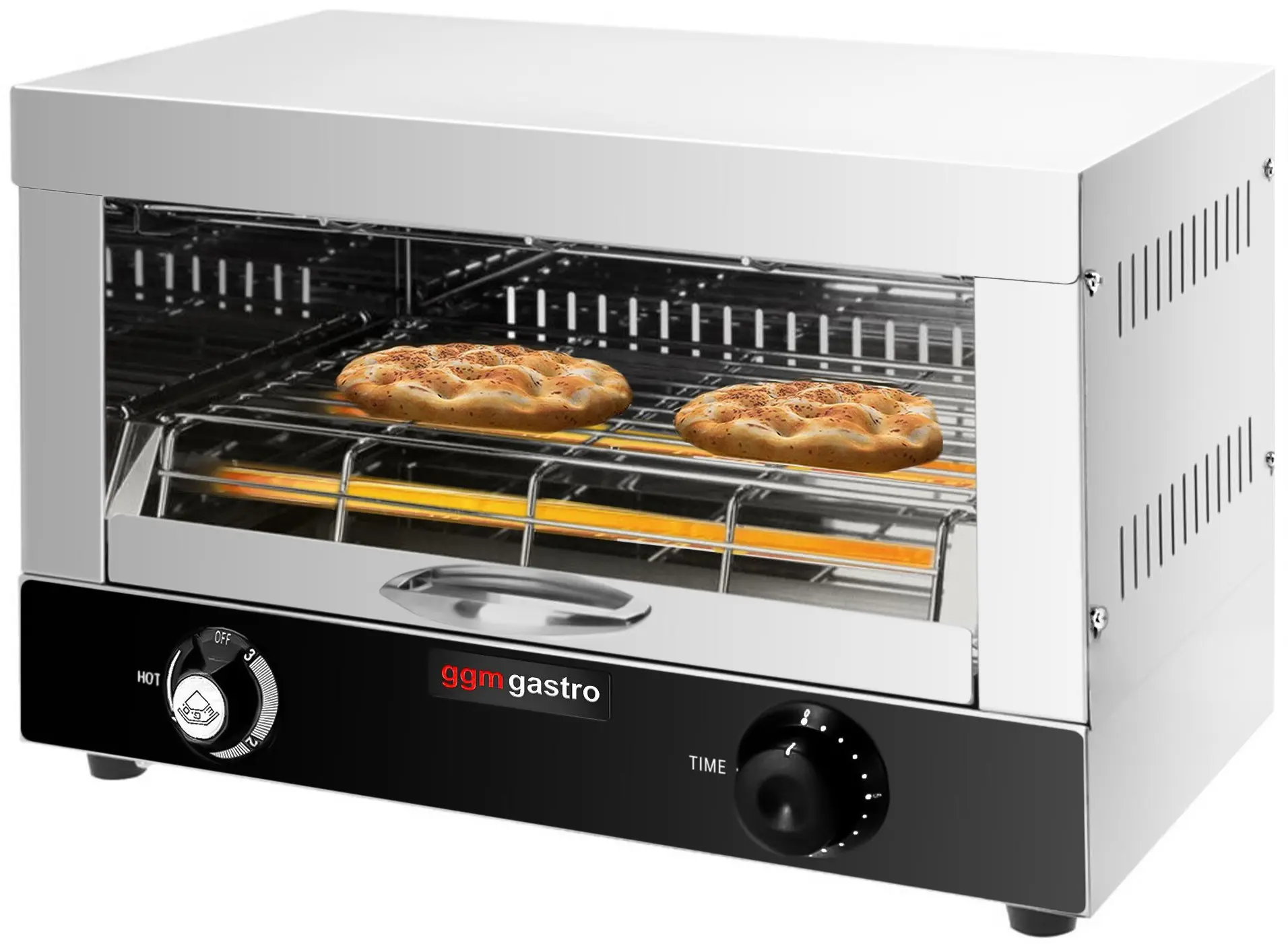 Гриль-саламандра GGM Gastro SMJ30 (Black/Inox) - 2