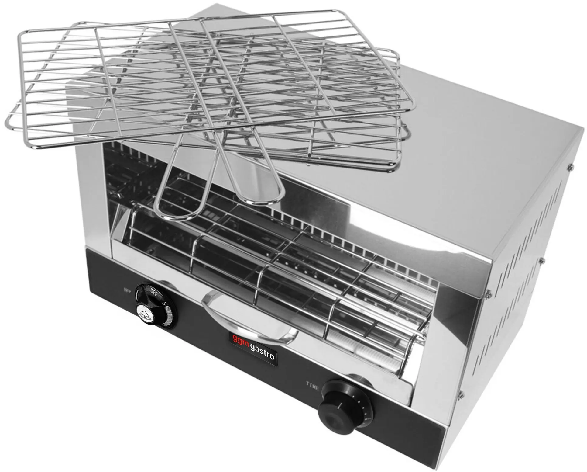 Гриль-саламандра GGM Gastro SMJ30 (Black/Inox) - 3