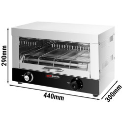 Гриль-саламандра GGM Gastro SMJ30 (Black/Inox) Thumb