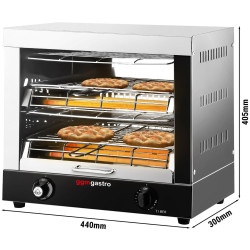 Гриль-саламандра GGM Gastro SMJ30D (Black/Inox) Thumb