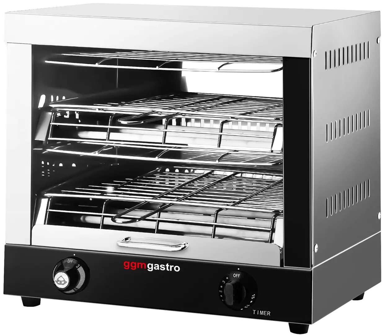 Гриль-саламандра GGM Gastro SMJ30D (Black/Inox)
