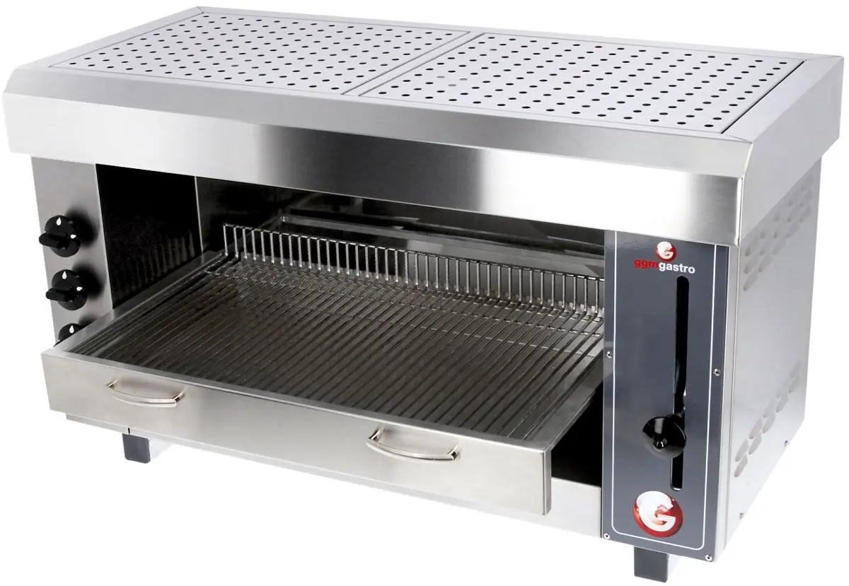Гриль-саламандра GGM Gastro SMK4 (Inox/Black) - 2