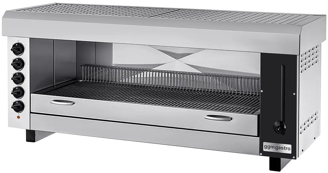 Гриль-саламандра GGM Gastro SMK5-E (Inox/Black)