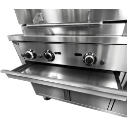 Гриль-станция GGM Gastro GRSTE3 (Inox) Thumb