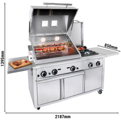 Гриль-станция GGM Gastro GRSTE3 (Inox) Thumb
