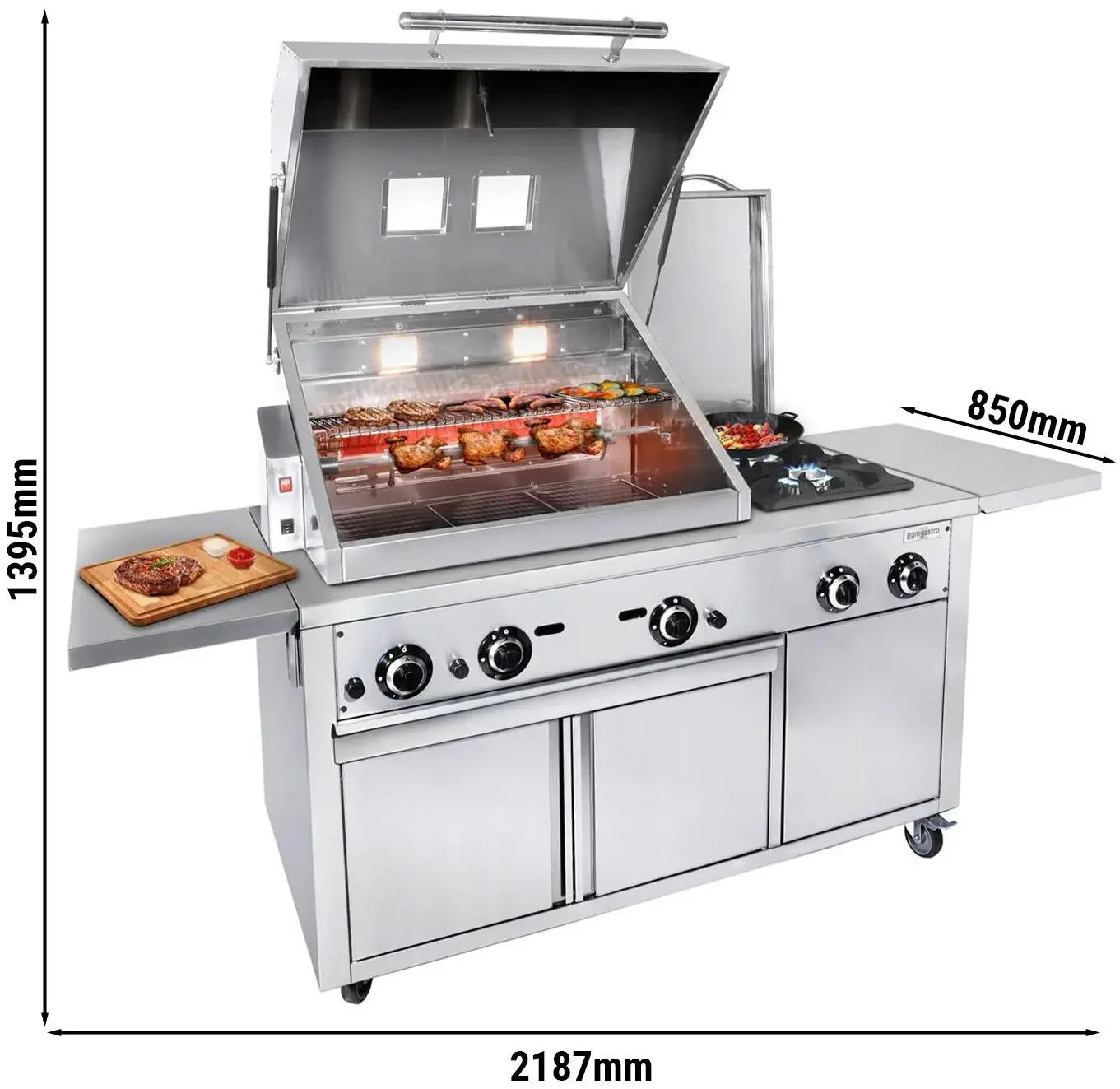 Гриль-станция GGM Gastro GRSTE3 (Inox) - 16