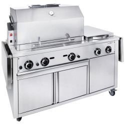 Гриль-станция GGM Gastro GRSTE3 (Inox) Thumb