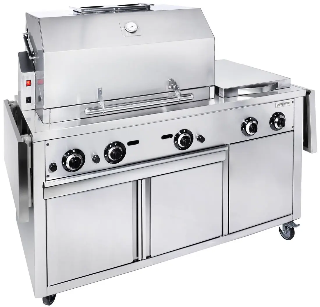 Гриль-станция GGM Gastro GRSTE3 (Inox) - 4