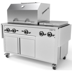 Гриль-станция GGM Gastro GRSTE3 (Inox) Thumb