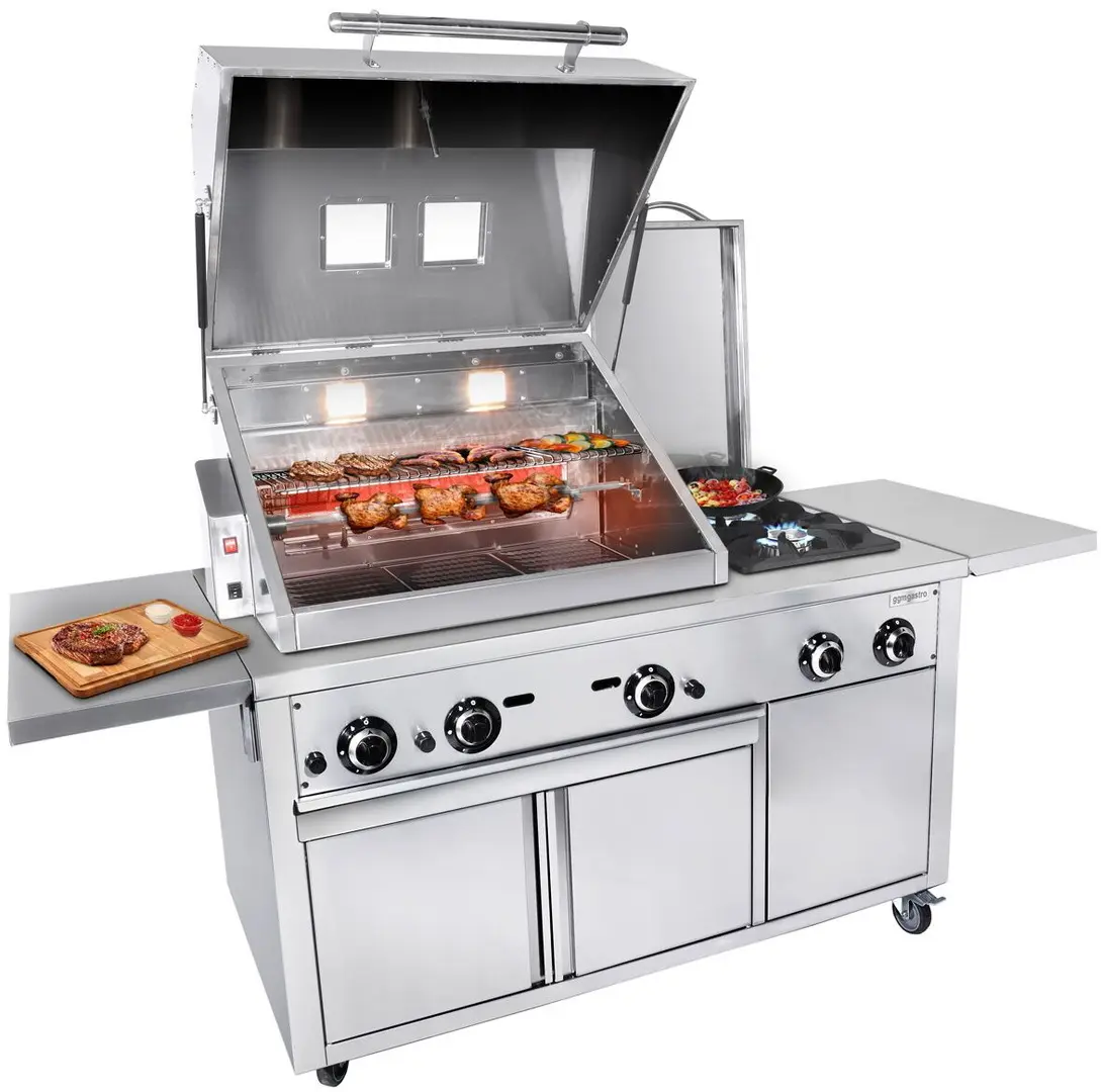 Гриль-станция GGM Gastro GRSTE3 (Inox)