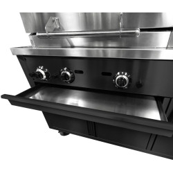 Гриль-станция GGM Gastro GRSTE3S (Black) Thumb