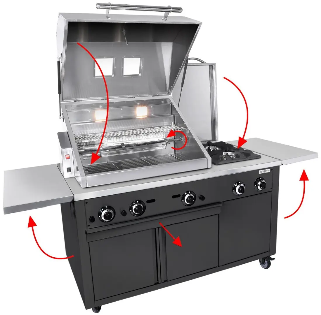 Гриль-станция GGM Gastro GRSTE3S (Black) - 6