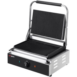 Контактный гриль для гамбургеров GGM Gastro KGJ442 (Black/Inox)