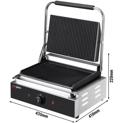 Контактный гриль для гамбургеров GGM Gastro KGJ442 (Black/Inox) Thumb