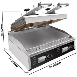Контактный гриль GGM Gastro BGOM2 (Black/Inox) Thumb