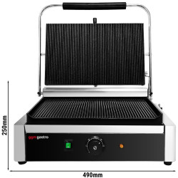 Gratar de contact GGM Gastro KGEJ432 (Black/Inox) Thumb