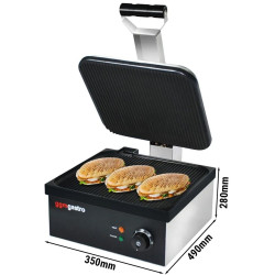 Контактный гриль GGM Gastro KGGEJ432 (Black/Inox) Thumb