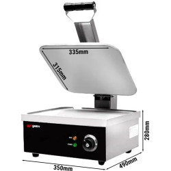 Gratar de contact GGM Gastro KGJ12 (Black/Inox) Thumb