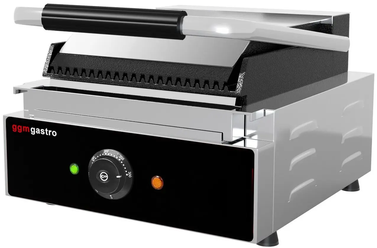 Gratar de contact GGM Gastro KGJ432 (Black/Inox) - 2