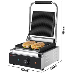 Gratar de contact GGM Gastro KGJ432 (Black/Inox) Thumb