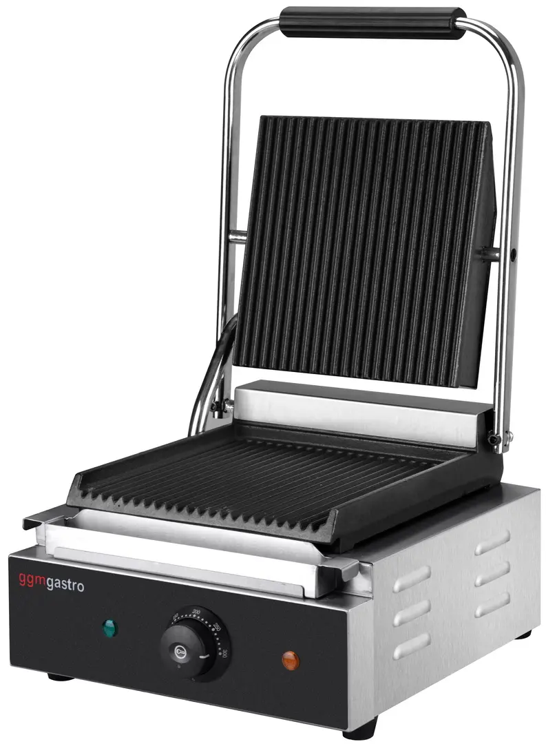Gratar de contact GGM Gastro KGJ432 (Black/Inox)