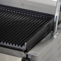 Контактный гриль GGM Gastro KGKB300 (Black/Inox) Thumb
