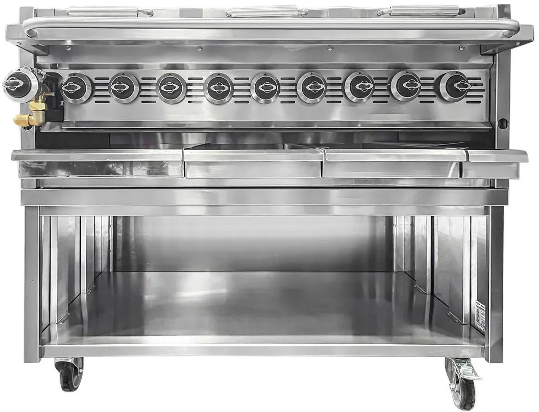 Лавовый гриль газовый GGM Gastro HSOE2 (Inox) - 4