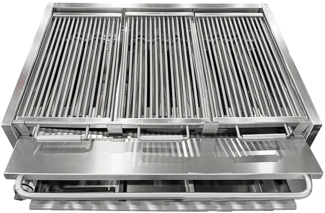 Лавовый гриль газовый GGM Gastro HSOE2 (Inox) - 6
