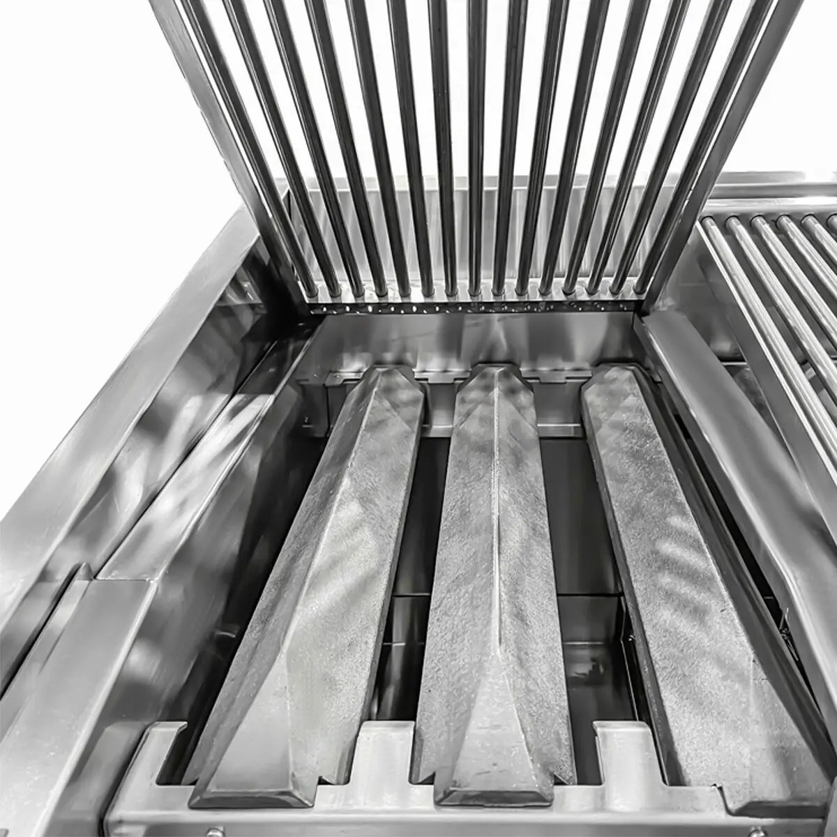 Лавовый гриль газовый GGM Gastro HSOE2 (Inox) - 7