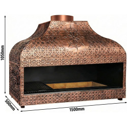 Grătar din cupru GGM Gastro KGA15 (Copper) Thumb