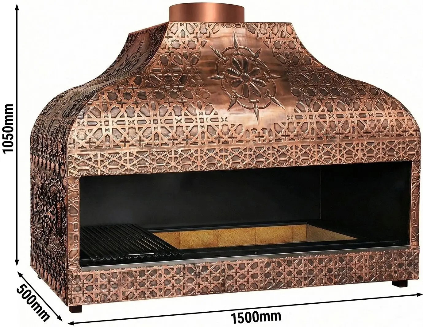 Grătar din cupru GGM Gastro KGA15 (Copper) - 7