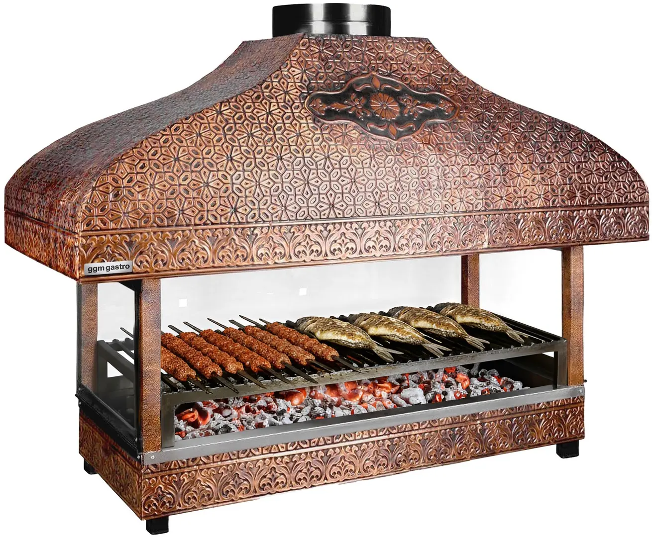 Медный гриль GGM Gastro KGOA10 (Copper)