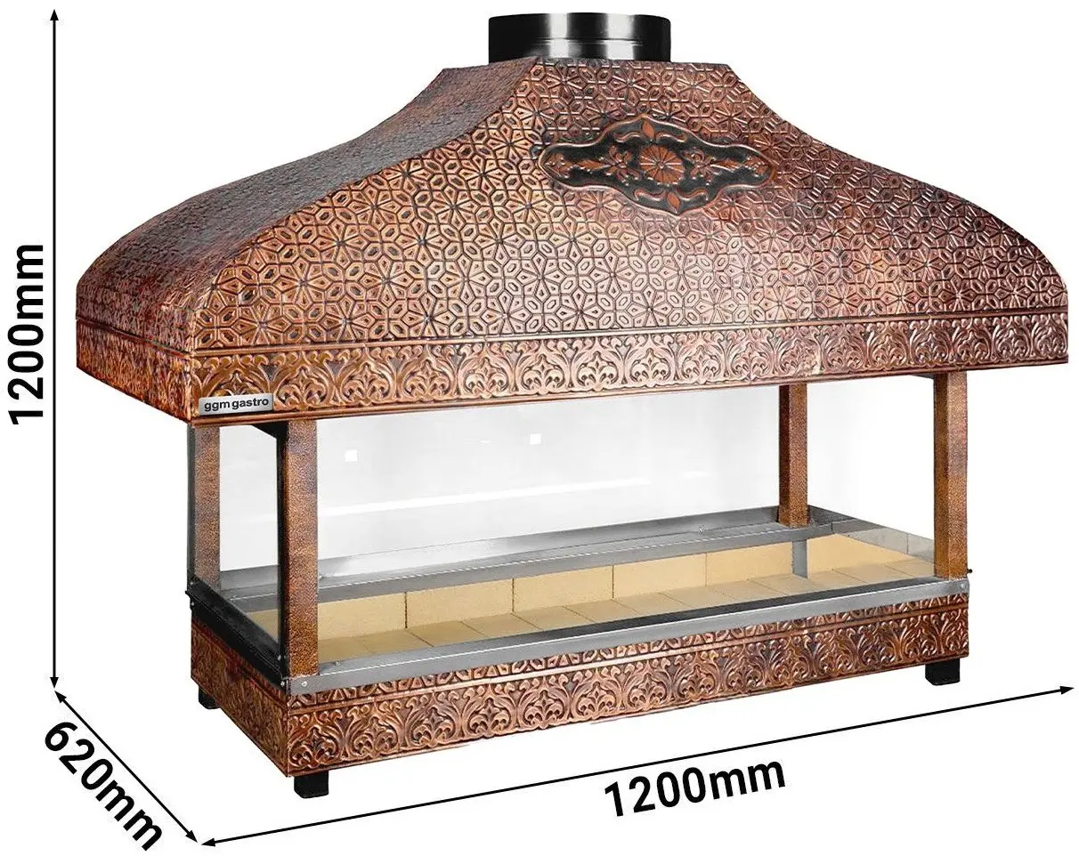Медный гриль GGM Gastro KGOA12 (Copper) - 10