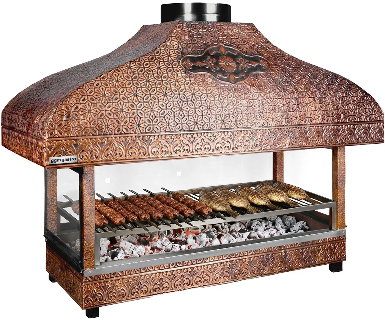 Медный гриль GGM Gastro KGOA15 (Copper)